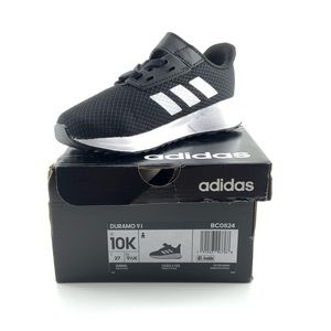 Toddler kids Adidas Duramo 9I sneakers, size 10